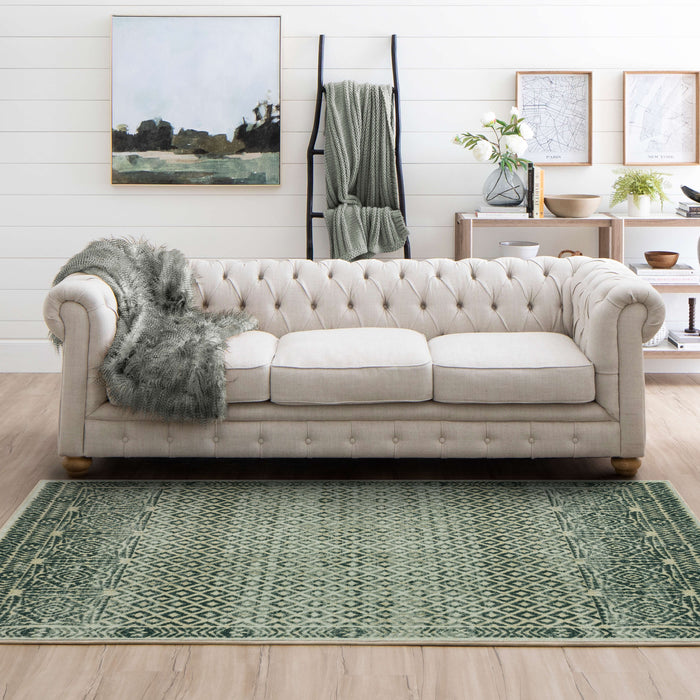 Technicolor Odin Grey Area Rug