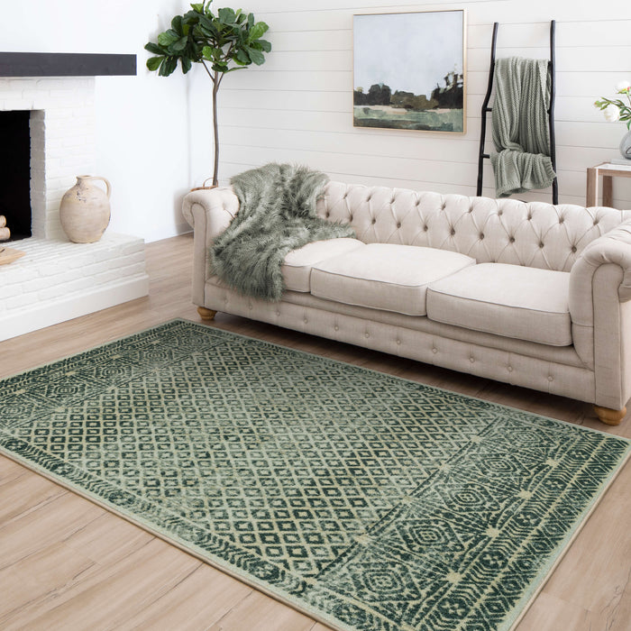 Technicolor Odin Grey Area Rug