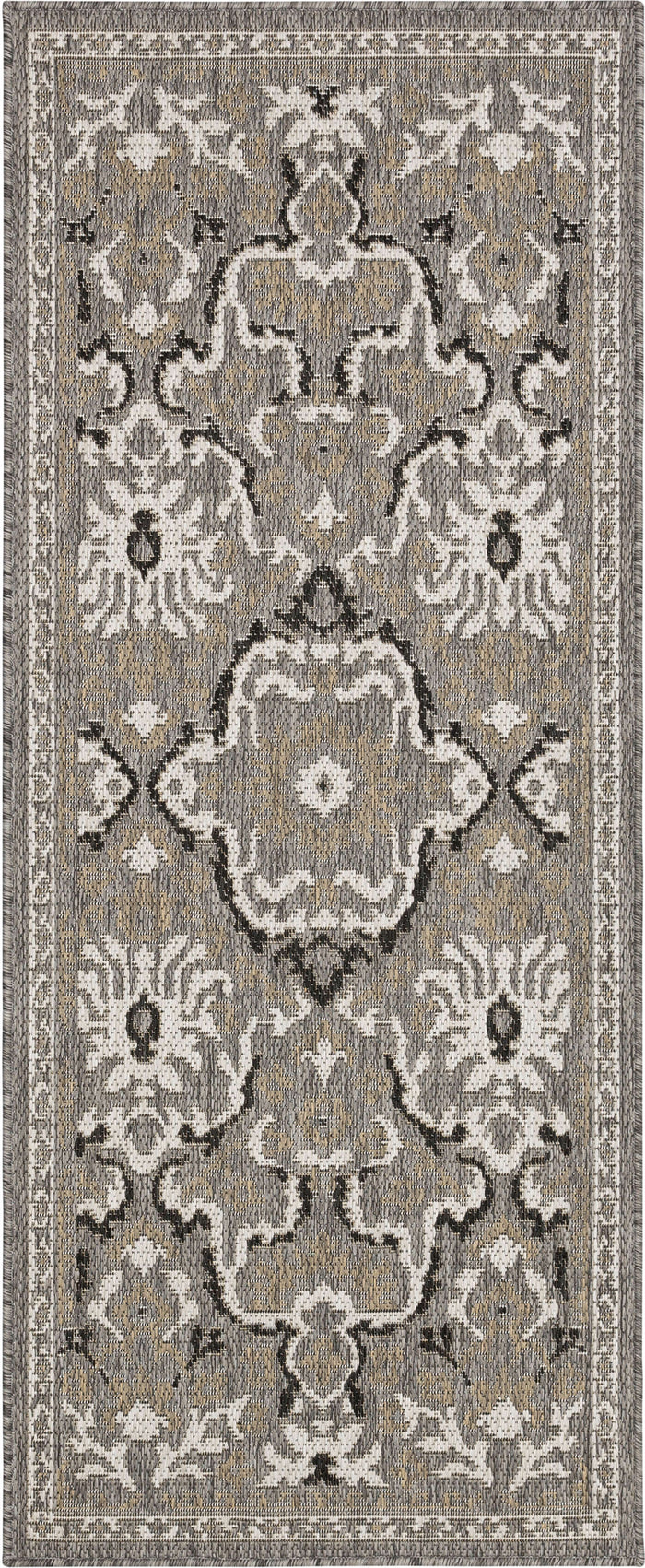 Jackson Ikat Taupe Area Rug