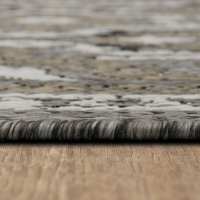 Jackson Ikat Taupe Area Rug