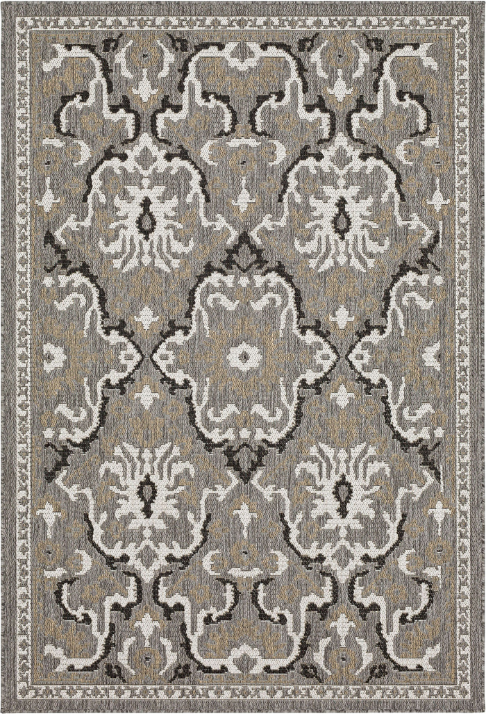Jackson Ikat Taupe Area Rug