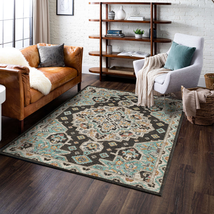 Arden Catalina Black Area Rug