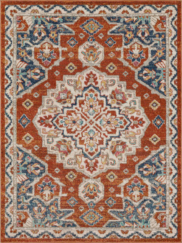 Arden Catalina Red Area Rug