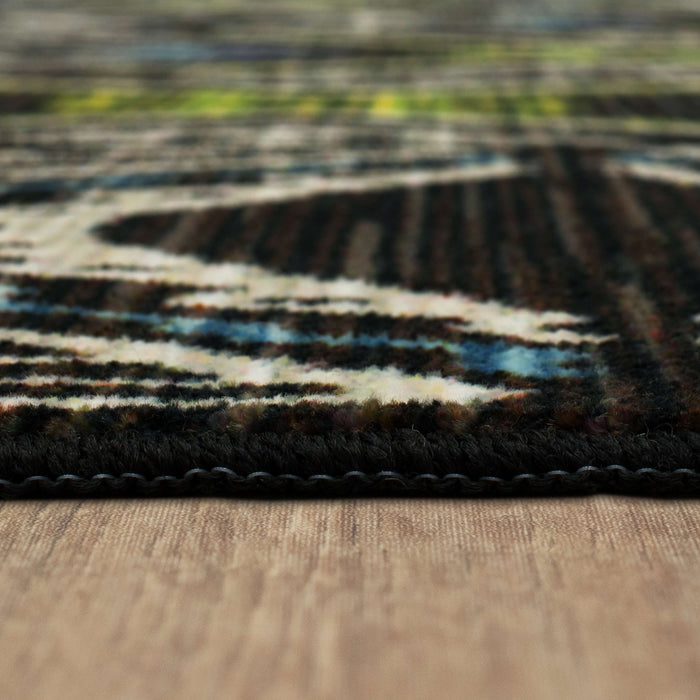 Zali Black Area Rug