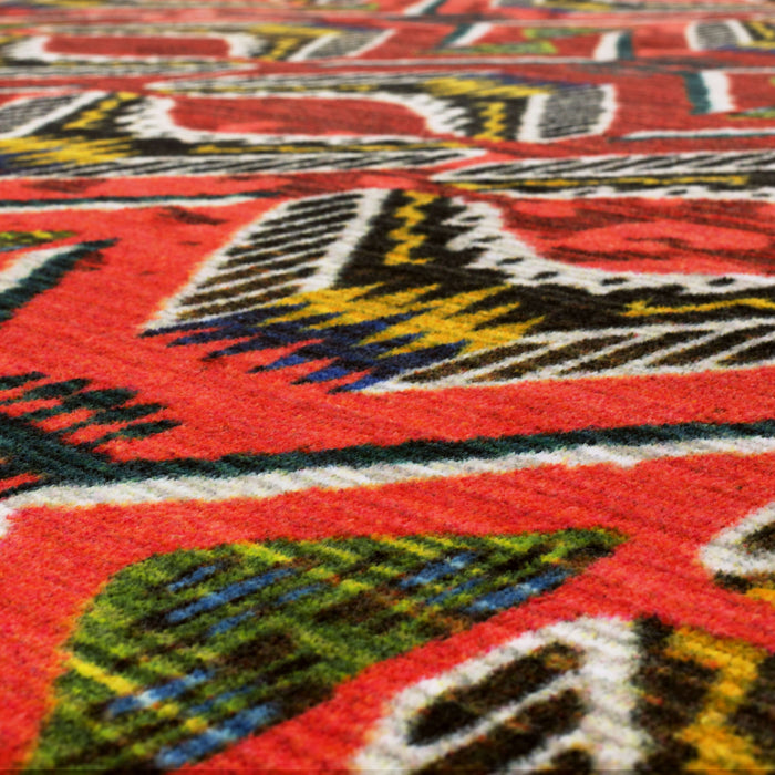 Zali Red Area Rug