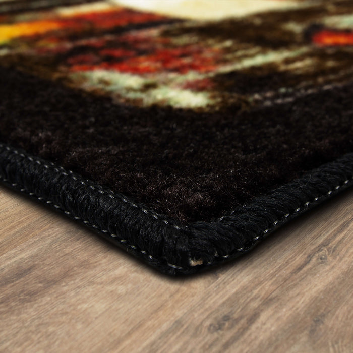 Marina Chalkboard Brown & Yellow Mat