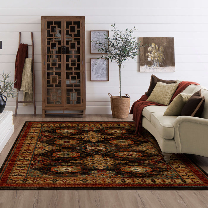 Karastan Spice Market Charlemont Charcoal Area Rug