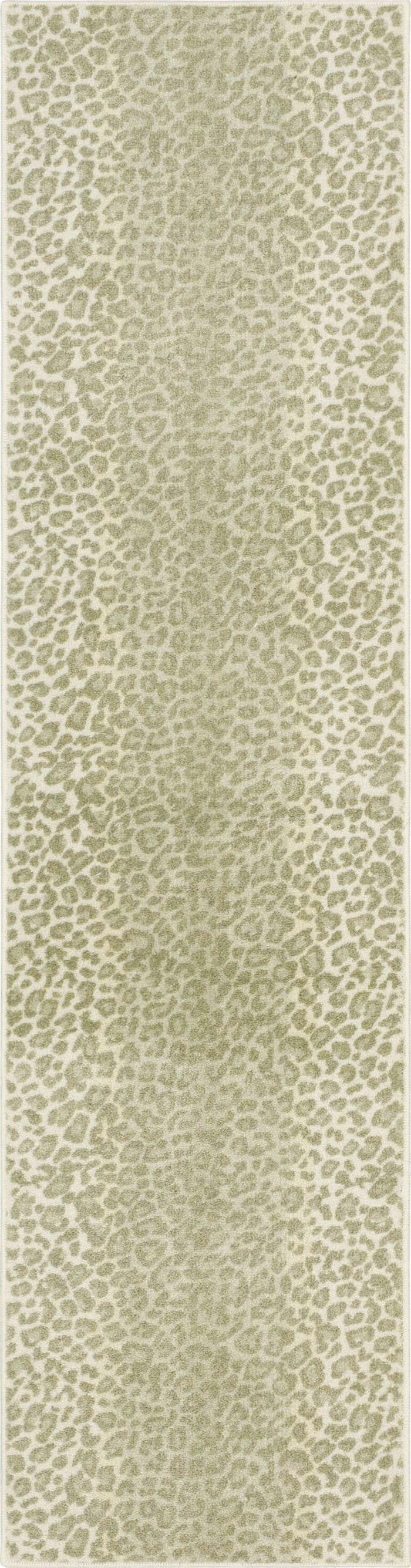 Technicolor Cheetah Skin Beige Area Rug