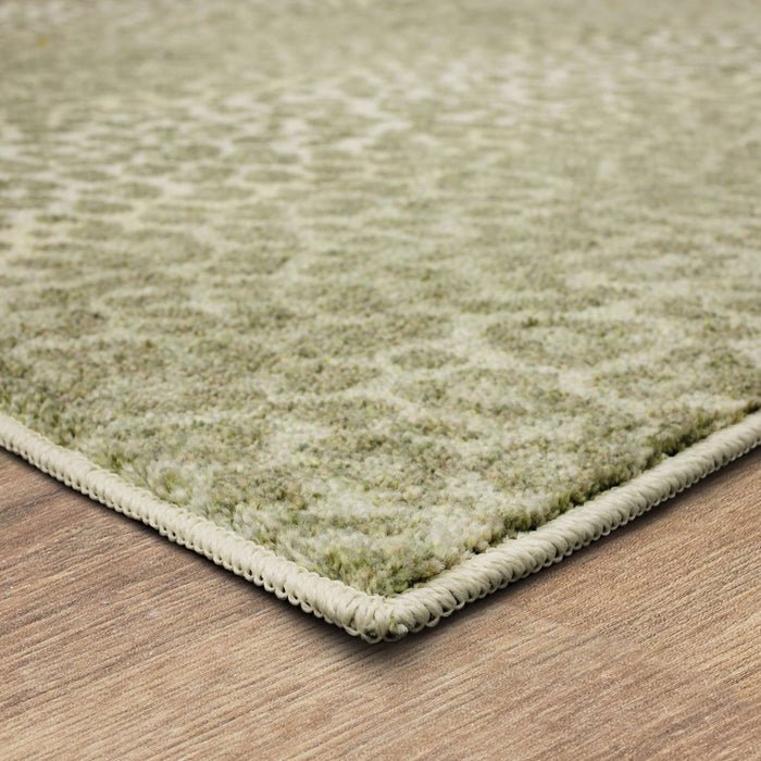 Technicolor Cheetah Skin Beige Area Rug