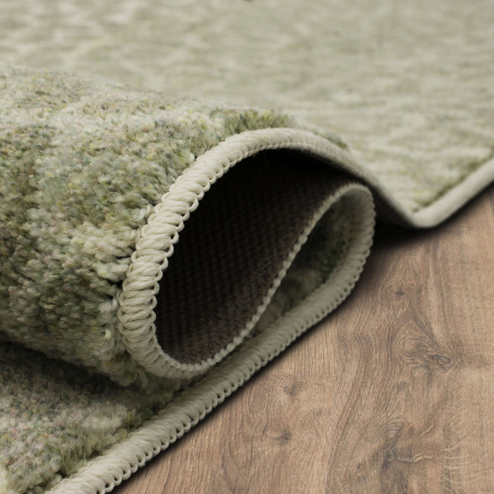 Technicolor Cheetah Skin Beige Area Rug