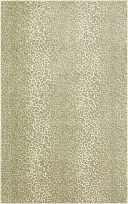 Technicolor Cheetah Skin Beige Area Rug