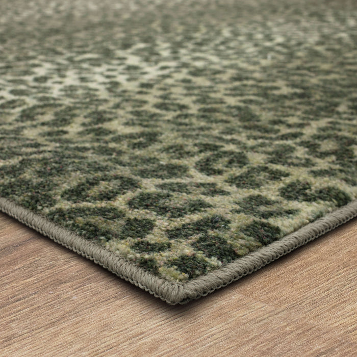 Technicolor Cheetah Skin Grey Area Rug