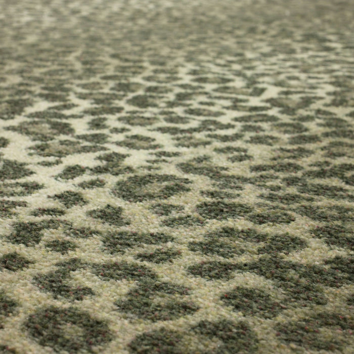 Technicolor Cheetah Skin Grey Area Rug