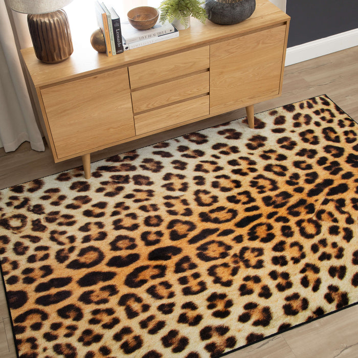 Technicolor Borrego Spots Brown Area Rug