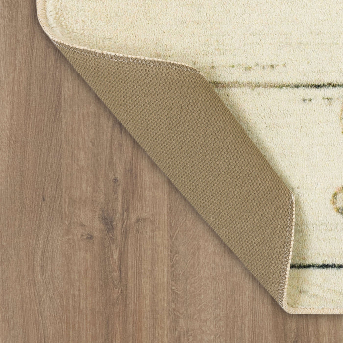 Christmas Deliveries Beige Accent Rug