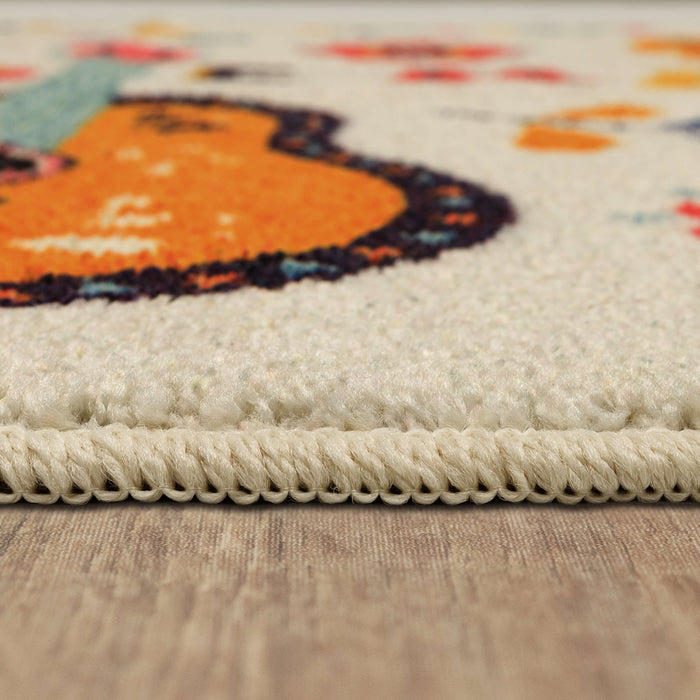 Cinco de Mayo Guitar Multicolor Accent Rug