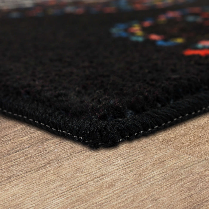 Cinco de Mayo Black Accent Rug