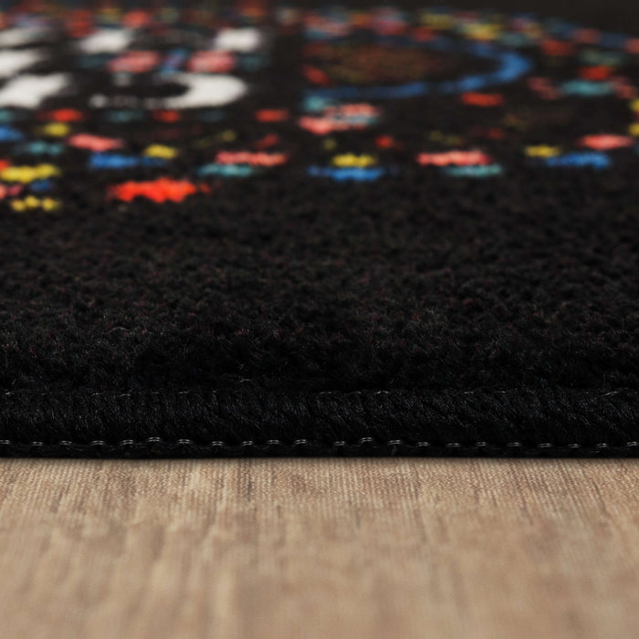 Cinco de Mayo Black Accent Rug
