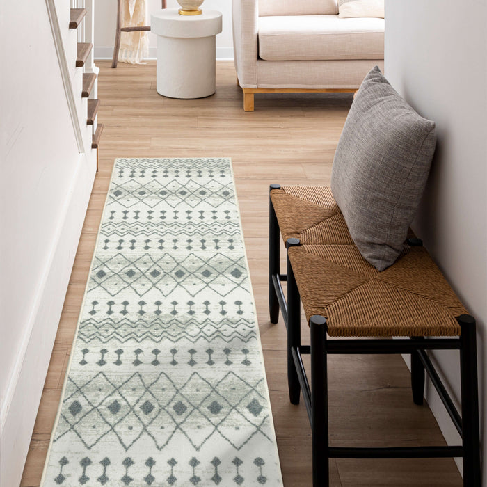 Technicolor Clea Grey Area Rug