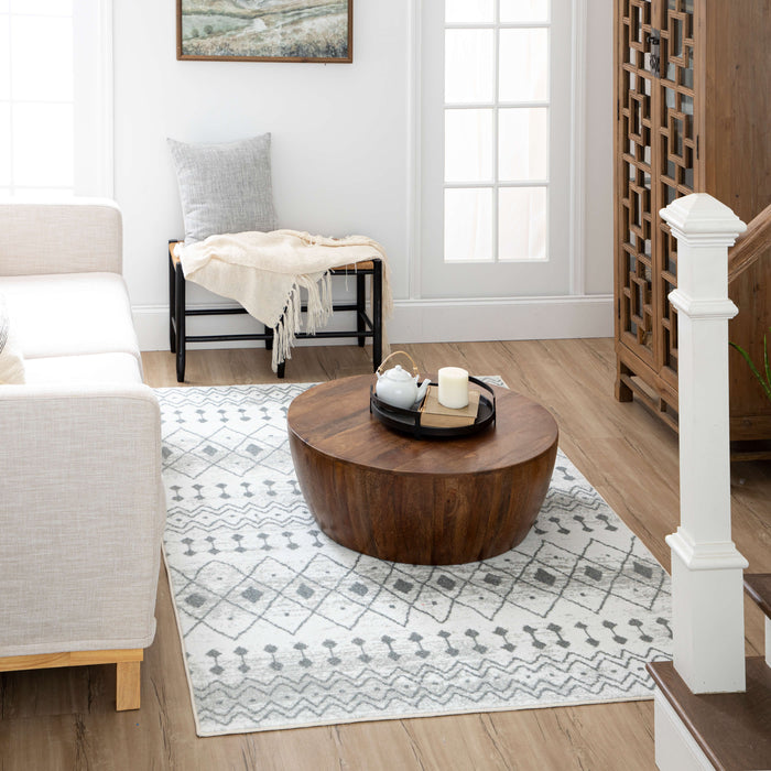 Technicolor Clea Grey Area Rug