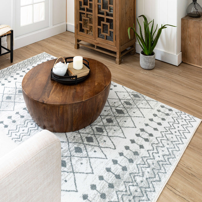 Technicolor Clea Grey Area Rug
