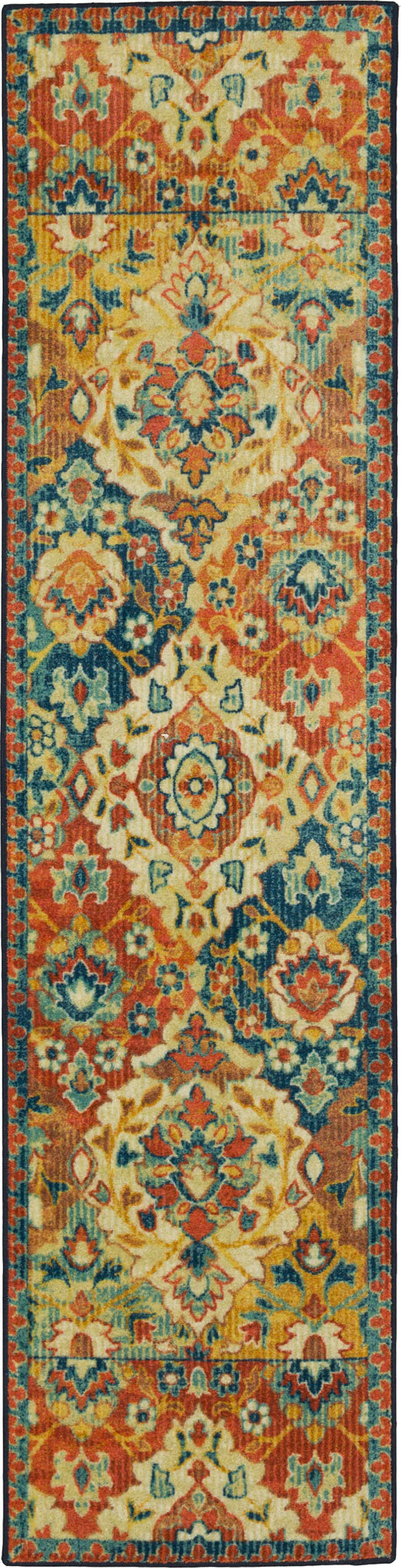 Technicolor Sabine Red Area Rug