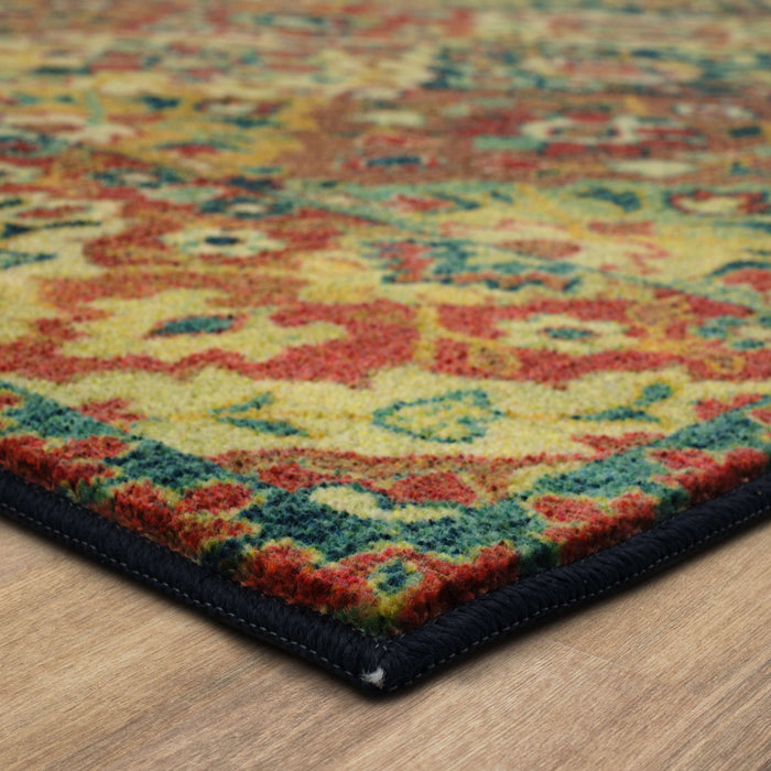 Technicolor Sabine Red Area Rug