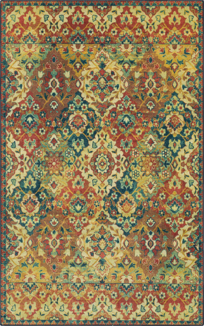 Technicolor Sabine Red Area Rug