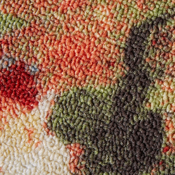 Watercolor Bloom Multicolor Accent Rug