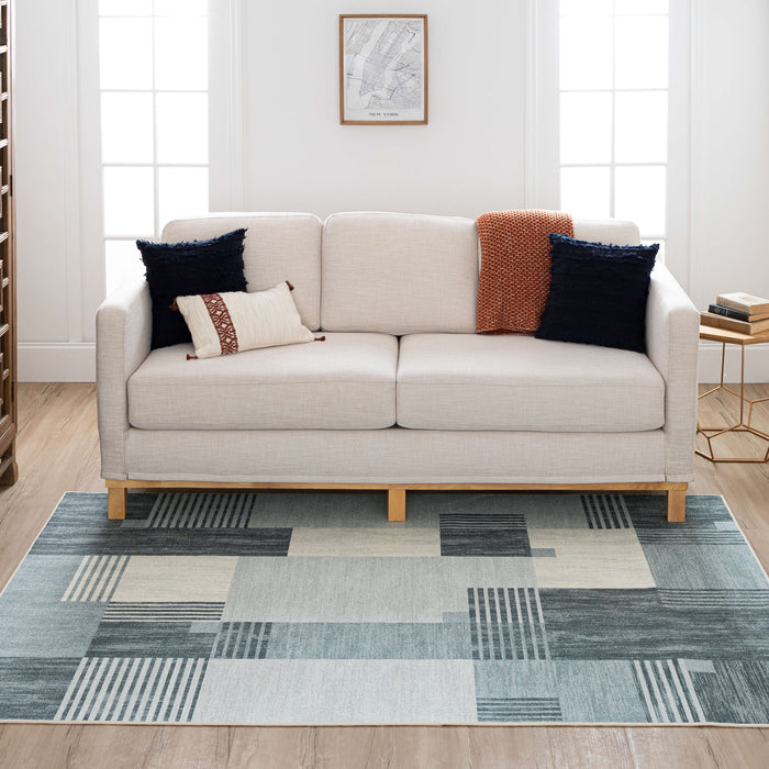 Grayson Tempo Navy Area Rug