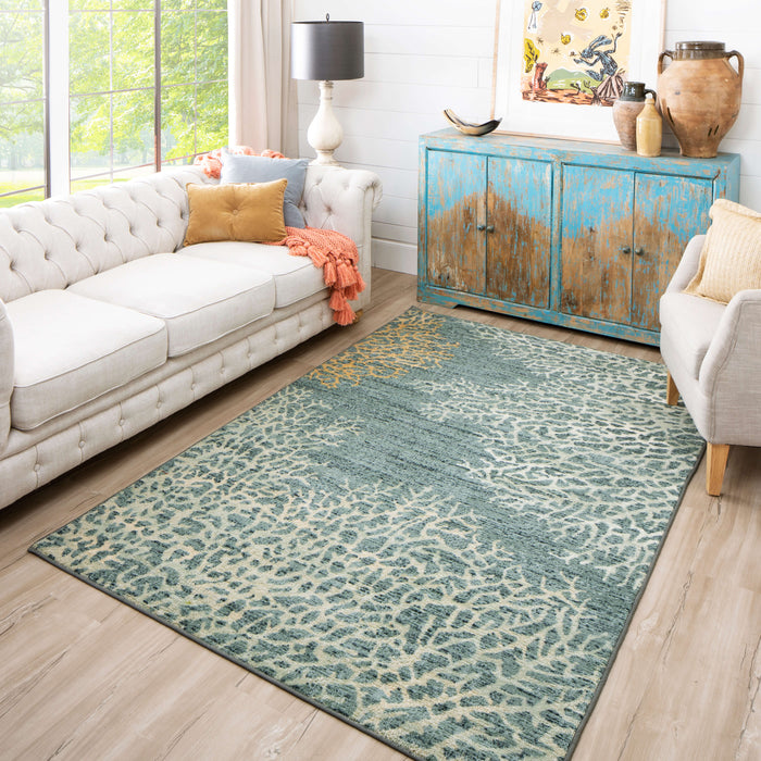 Acropolis Petersburg Blue Area Rug