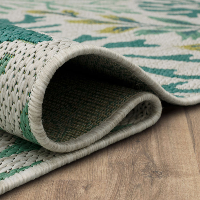 Jackson Coral Aqua Area Rug