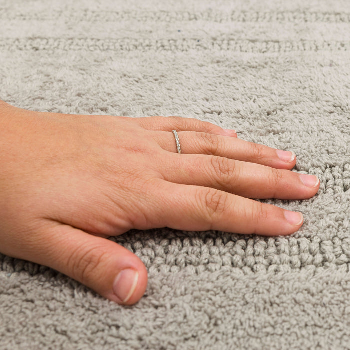 Avalon Silver Bath Mat