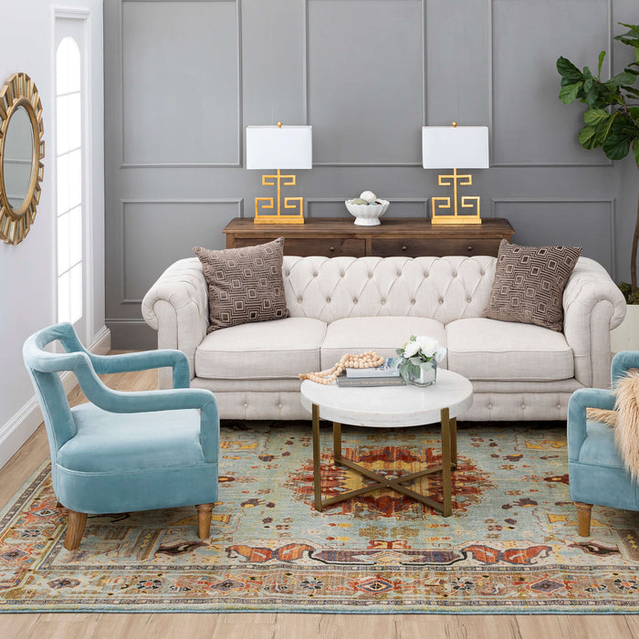 Karastan Pandora Covetous Blue Area Rug
