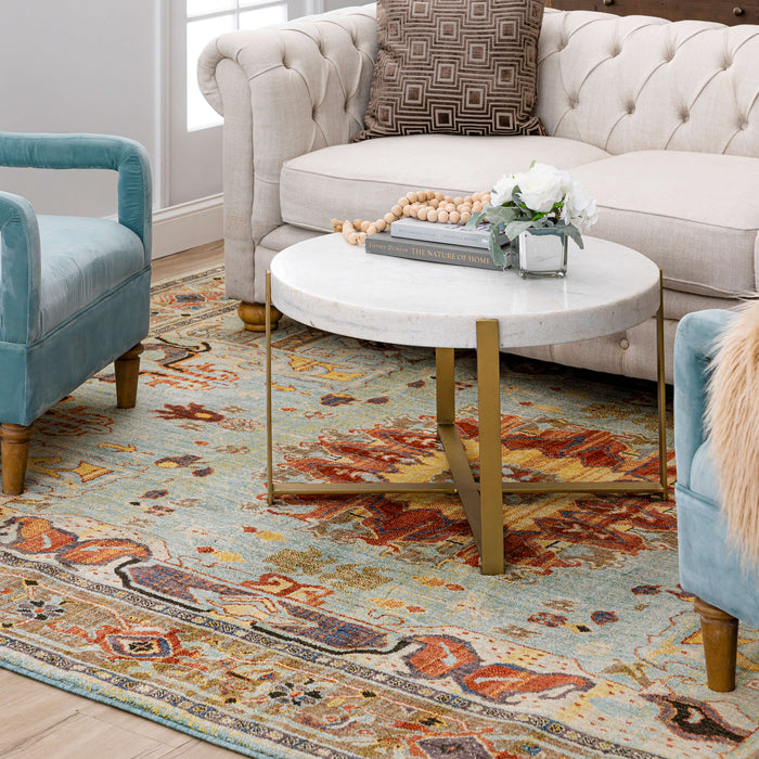 Karastan Pandora Covetous Blue Area Rug