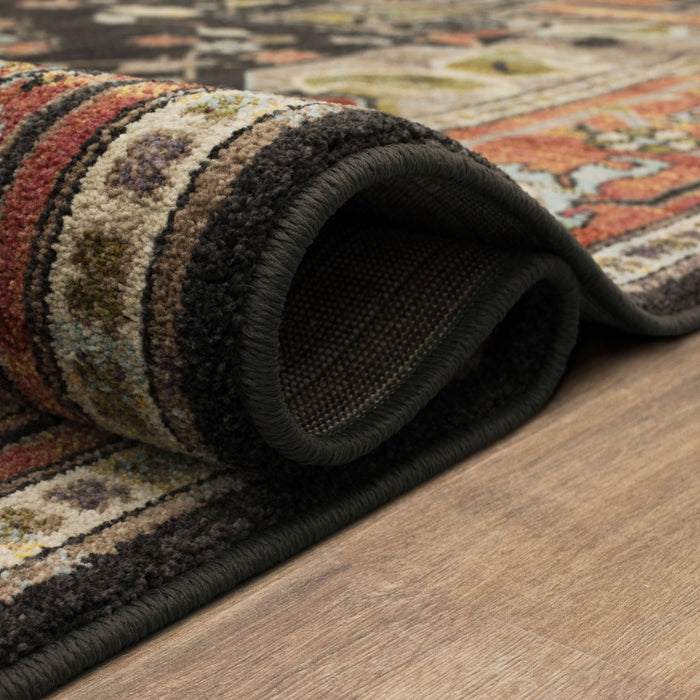 Karastan Pandora Covetous Charcoal Area Rug