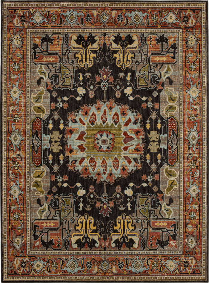 Karastan Pandora Covetous Charcoal Area Rug