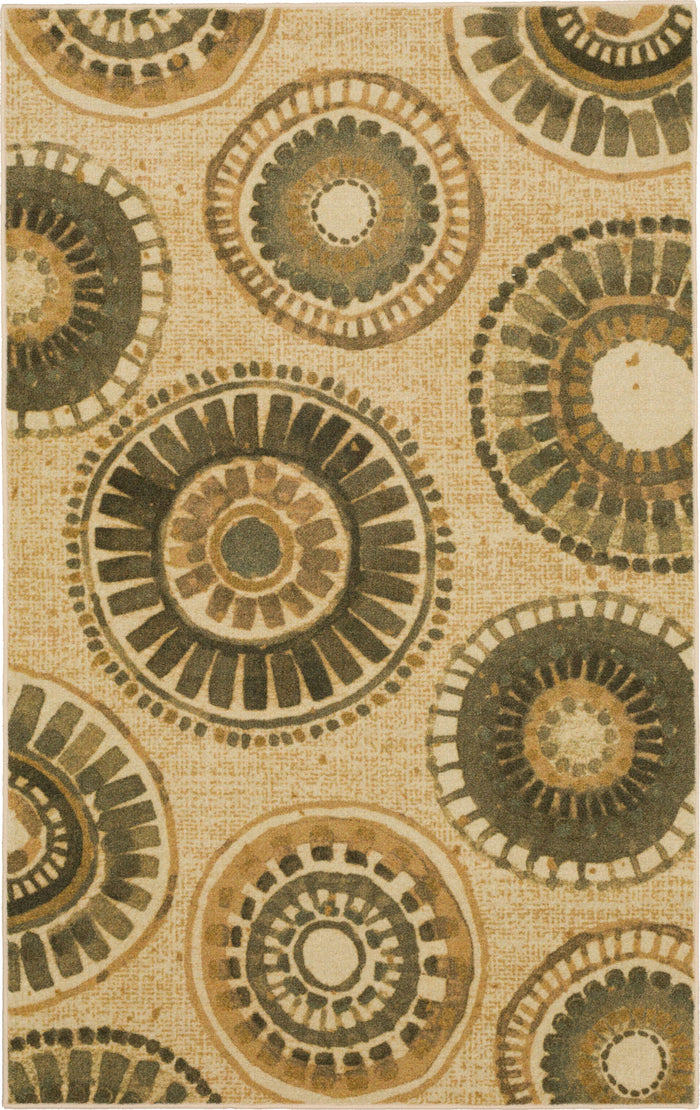 Technicolor Beverly White Area Rug