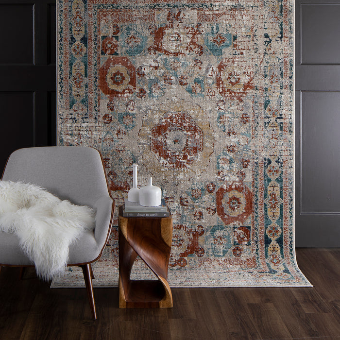 Karastan Soiree Cristales Oyster Area Rug