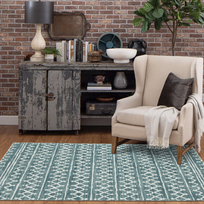Technicolor Charleston Slate Area Rug