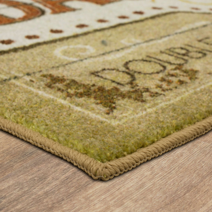 Daily Grind Brown and Tan Accent Rug