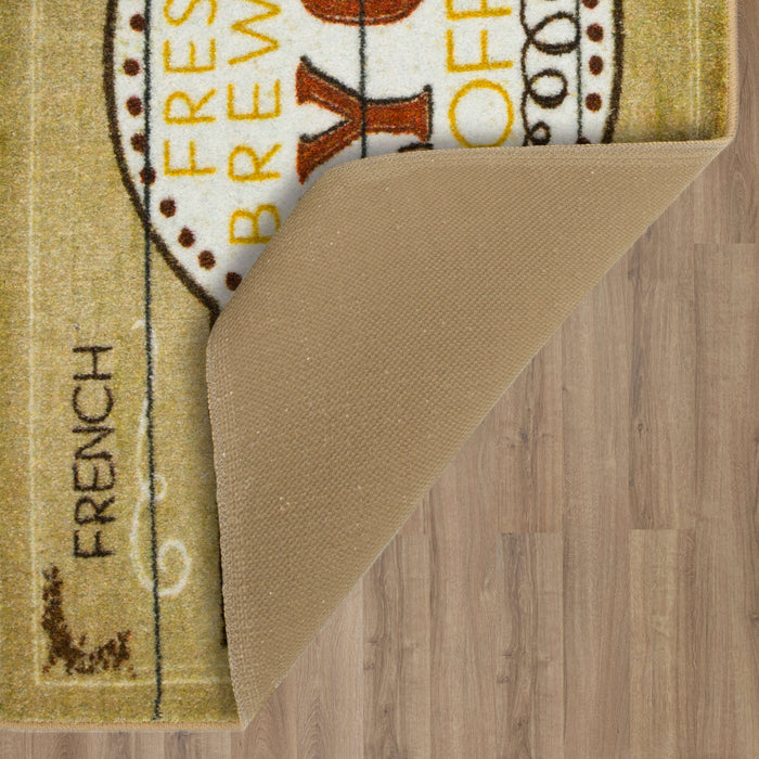 Daily Grind Brown and Tan Accent Rug