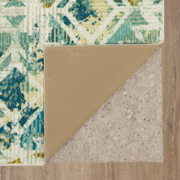 Technicolor Eden Blue Area Rug