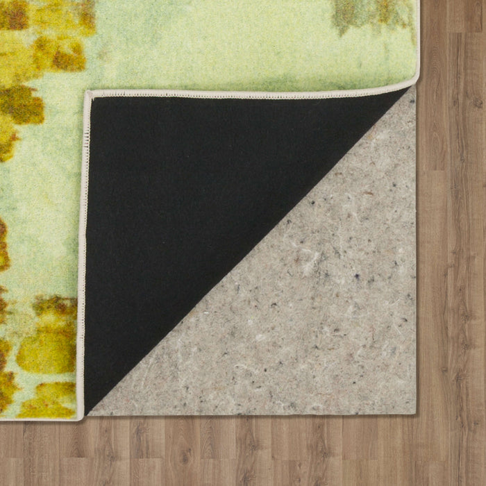 Technicolor Chasm Orange & Blue Area Rug