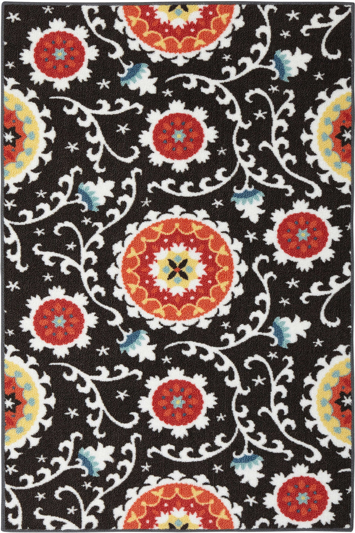 Rochelle Suzani Multicolor Accent Rug