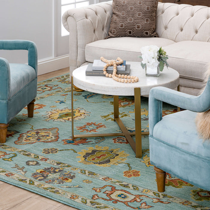 Karastan Pandora Desire Blue Area Rug