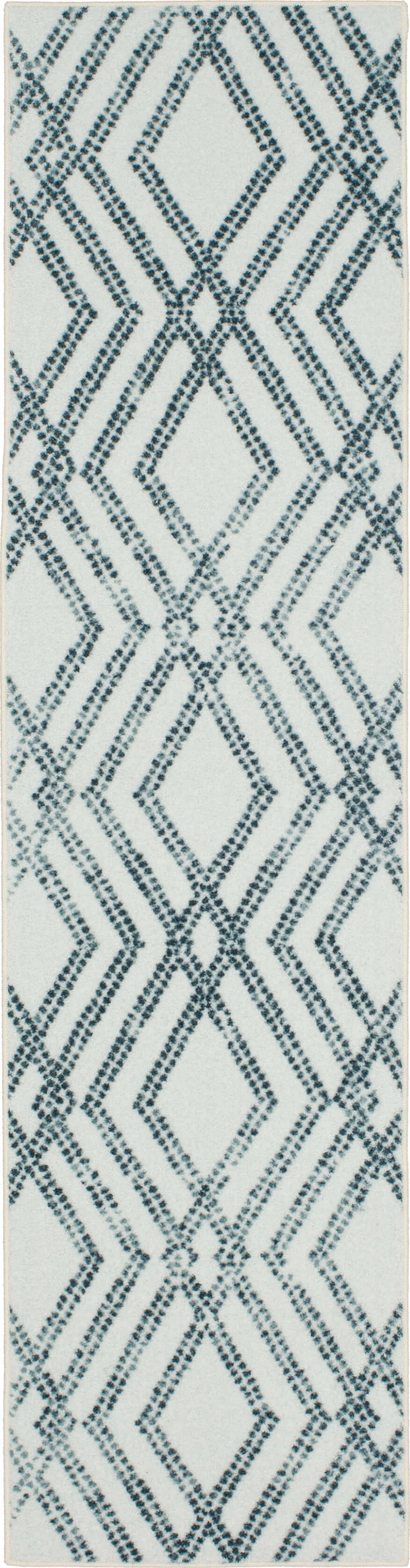 Technicolor Diamonte Navy Area Rug
