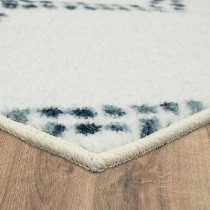Technicolor Diamonte Navy Area Rug