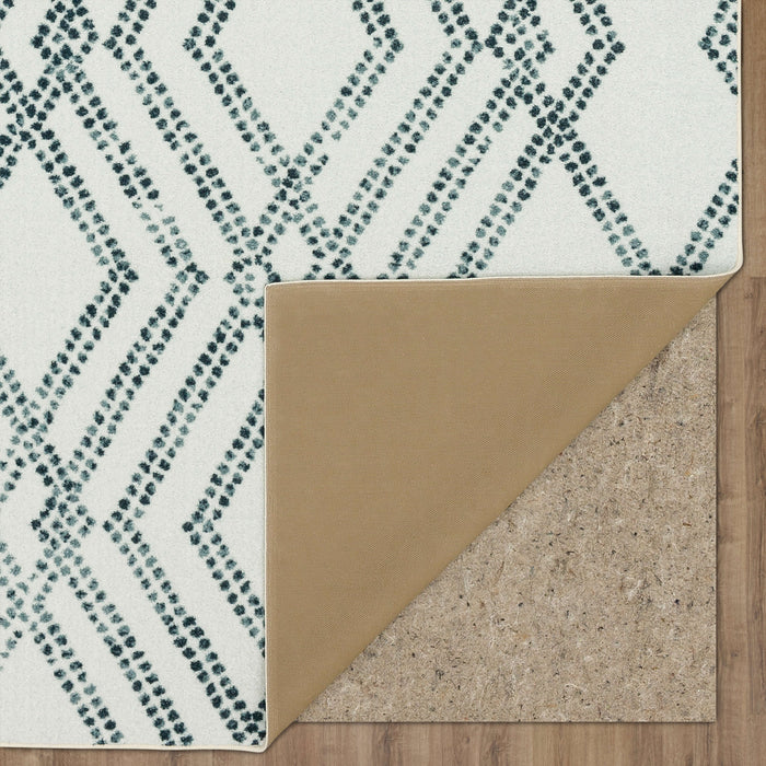 Technicolor Diamonte Navy Area Rug