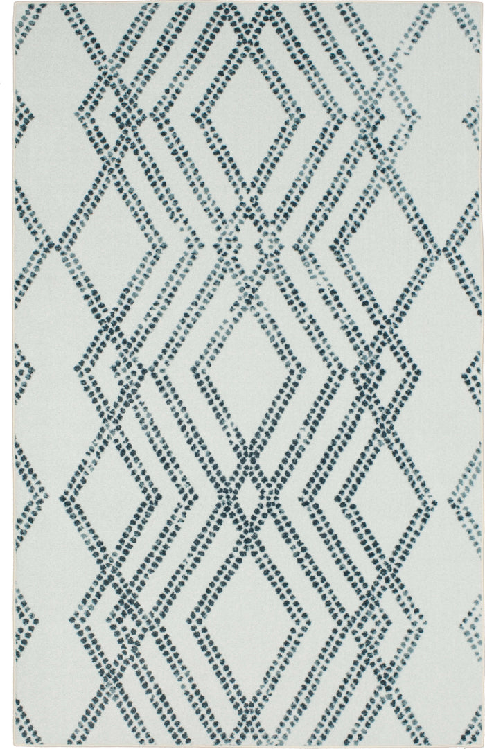 Technicolor Diamonte Navy Area Rug